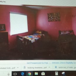 This was the room before he painted it!