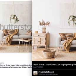 Her main photo - FAKE. This room was NOT designed by her. This is a stock image. The photographer is based out of Poland. Her main photo - FAKE. This room was NOT designed by her. This is a stock image. The photographer is based out of Poland.