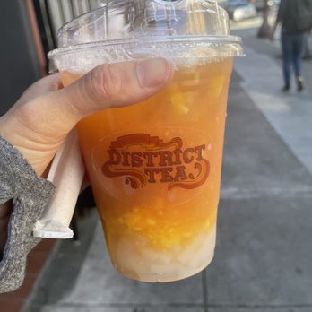 District Tea - The Sunset District tea with lychee jelly - Bubble Tea Near Me - San Francisco, California District Tea - The Sunset District tea with lychee jelly - Bubble Tea Near Me - San Francisco, California