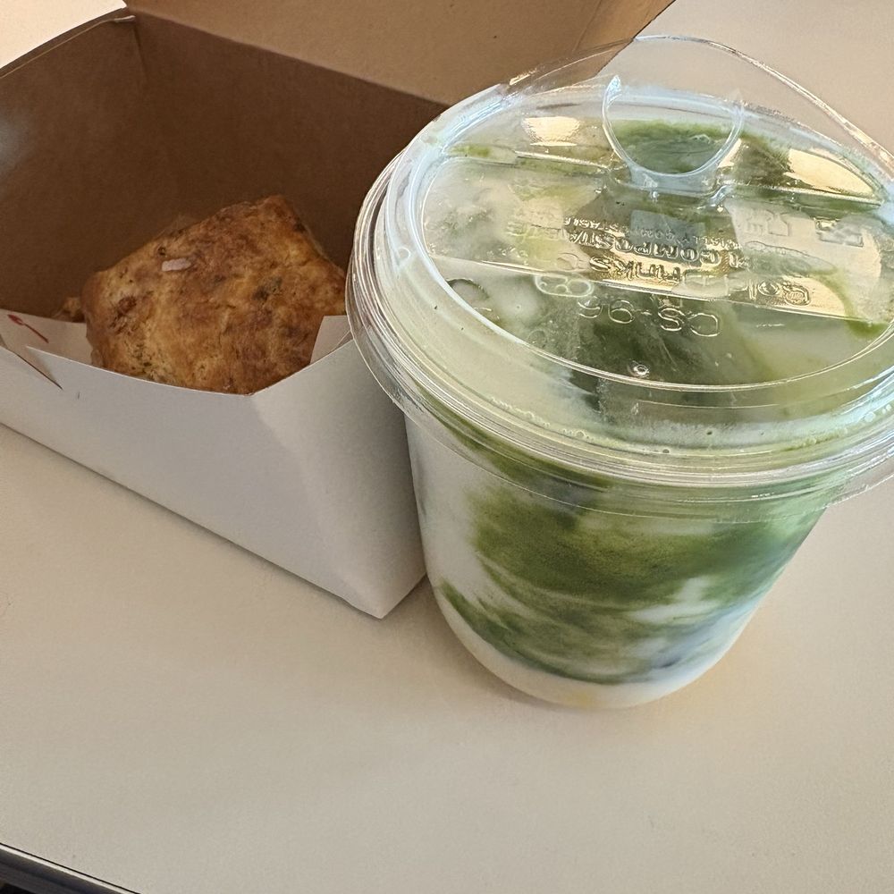 Buttercup  - Matcha Lassi and Cheddar Scone - Coffee & Tea Near Me - Chicago, Illinois