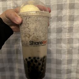 Oreo boba with ice cream