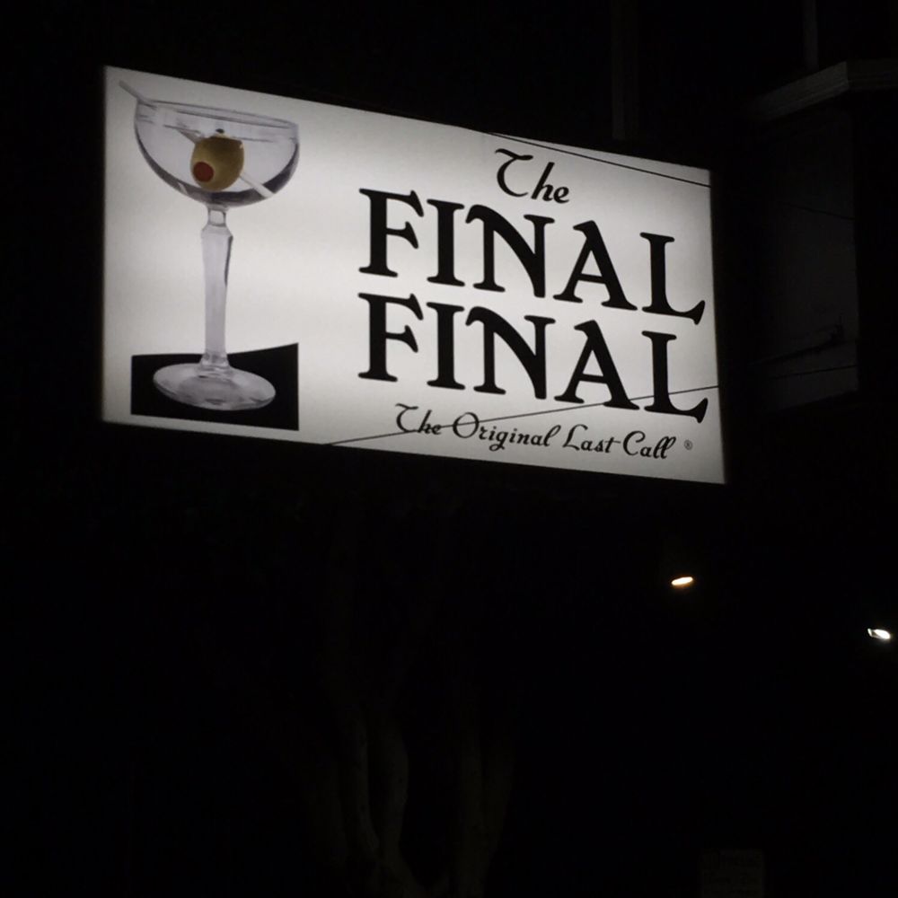 The Final Final - Outside sign - Sports Bars Near Me - San Francisco, California