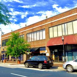 Marietta Theatre Company - Main Entrance (glass doors under red awning)