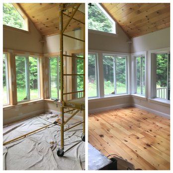 Interior Painting Painted Walls And Trim Clear Coated Pine Interior Painting Painted Walls And