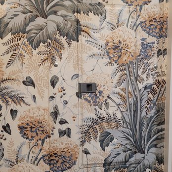 Thornburgh Wallpaper Hanging - Notice the covered electrical panel - Wallpapering Near Me - Nacogdoches, Texas Thornburgh Wallpaper Hanging - Notice the covered electrical panel - Wallpapering Near Me - Nacogdoches, Texas