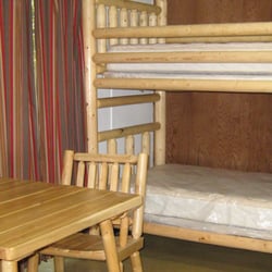 Camp Owaissa Bauer - Private Quarters include: One quarters sleeps 4 with full bath One quarters sleeps 4 with half bath One quarters sleeps 2 with half bath