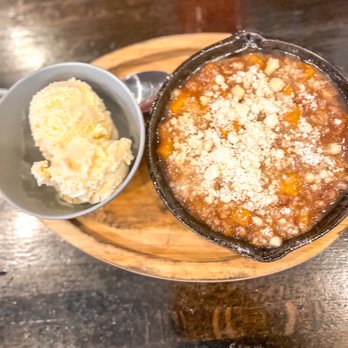 Ironwood Tavern - Bourbon Peach Cobbler - Pizza Near Me - Evans, Georgia Ironwood Tavern - Bourbon Peach Cobbler - Pizza Near Me - Evans, Georgia