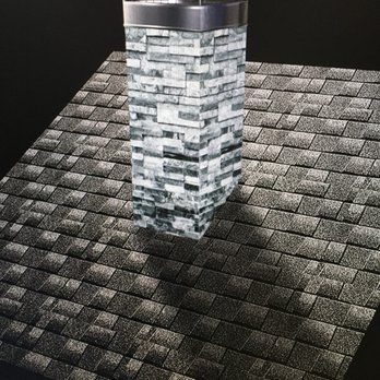 American Chimney Supplies - Grey SS Chimney Housing print shown virtually on a black roof - Chimney Sweeps Near Me - Hauppauge, New York American Chimney Supplies - Grey SS Chimney Housing print shown virtually on a black roof - Chimney Sweeps Near Me - Hauppauge, New York