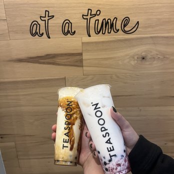 Teaspoon - Caramel cream and silky strawberry - Bubble Tea Near Me - Davis, California Teaspoon - Caramel cream and silky strawberry - Bubble Tea Near Me - Davis, California