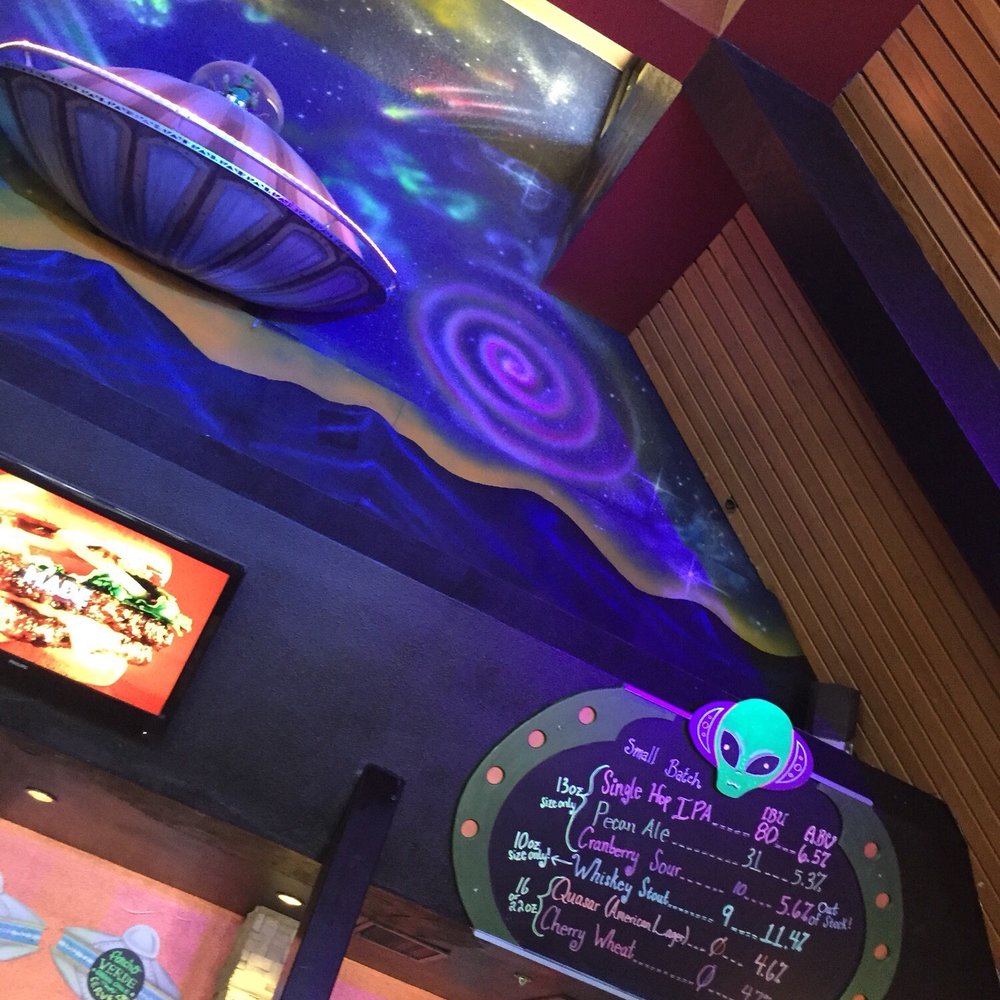 Alien Brew Pub - Decor - Burgers Near Me - Albuquerque, New Mexico Alien Brew Pub - Decor - Burgers Near Me - Albuquerque, New Mexico