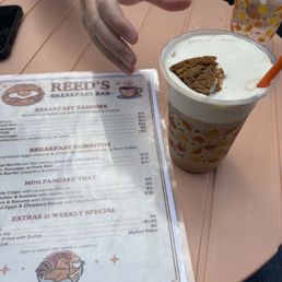 Coffee float, one of their specials