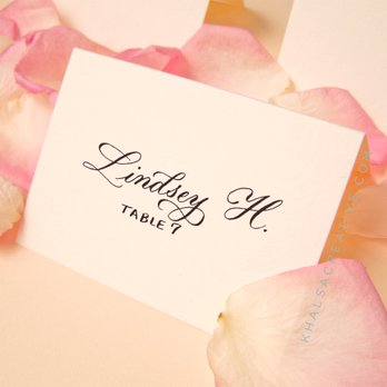 Sohan Khalsa Creative - Place cards and escort cards for seating - Calligraphy Near Me