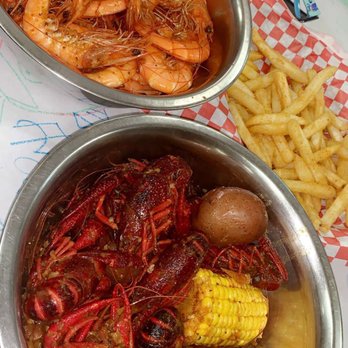 Crawfish Cafe - Shrimp, crawfish, &' Cajun fries. - Seafood Near Me - Houston, Texas