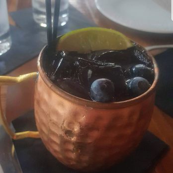 Soco Thornton Park - Moscow mule w blueberries - Southern Near Me - Orlando, Florida