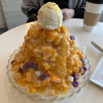 Sugar Lab - Mango ice with mochi - Desserts Near Me - Burnaby, British Columbia Sugar Lab - Mango ice with mochi - Desserts Near Me - Burnaby, British Columbia