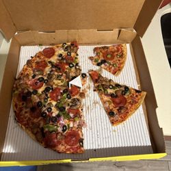 Hungry Howie's Pizza & Subs - Veggie pizza with pepperoni and sausage