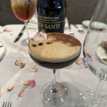 Tartufo Restaurant - Espresso Martini - Italian Near Me - Newton, Massachusetts