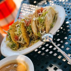 Papa Jose's Union Cafe - Corn tacos and fried white taco