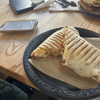 Corkscrews & Brews - Breakfast wrap - Coffee & Tea Near Me - Newport News, Virginia