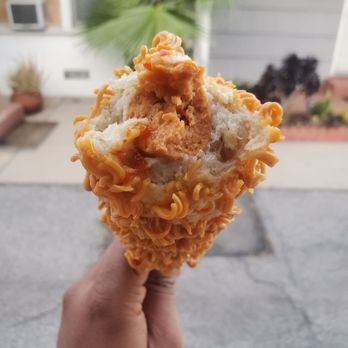 All Vegan Franks - Ramen Korean Corn Dog - Vegan Near Me - Los Angeles, California All Vegan Franks - Ramen Korean Corn Dog - Vegan Near Me - Los Angeles, California