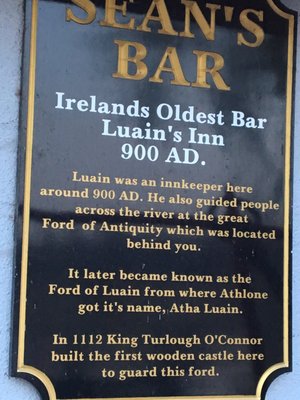 Menu photo 5 Sean's Bar Athlone, WH