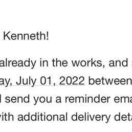 Confirmation email!