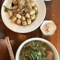 Pho, Salt & Pepper Tofu Pho, Salt & Pepper Tofu