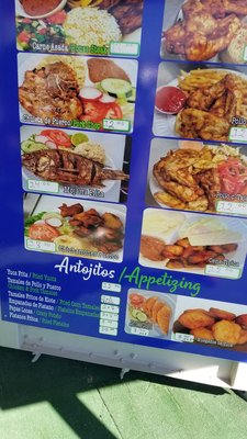 Menu photo 2 Antojitos salvadoreños Austin, TX