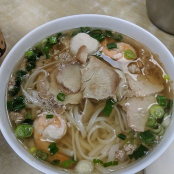Bo Ky - Noodle dish with shrimp, fish balls, and pork - Chinese Near Me - New York, New York Bo Ky - Noodle dish with shrimp, fish balls, and pork - Chinese Near Me - New York, New York