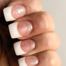 Pink & white by Nail Tech Extraordinaire Brian