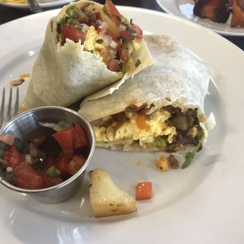 Dirtbag Tea Cafe - Chorizo Breakfast Burrito - Cafes Near Me - Orangevale, California