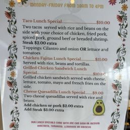Lunch specials Lunch specials