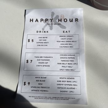 Mizu Izakaya - happy hour menu - Sushi Bars Near Me - Denver, Colorado Mizu Izakaya - happy hour menu - Sushi Bars Near Me - Denver, Colorado