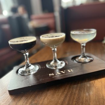 SAVR - Espresso martini flight - American Near Me - Boston, Massachusetts SAVR - Espresso martini flight - American Near Me - Boston, Massachusetts