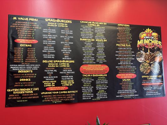 Menu photo 1 King of Munchies Arnprior, ON Menu photo 1 King of Munchies Arnprior, ON