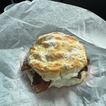 Chili Dog - I dream of this bacon biscuit - Hot Dogs Near Me - Ellijay, Georgia