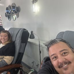 Us enjoying the time at Savy Nails Us enjoying the time at Savy Nails