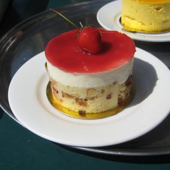 Masse's Pastries - strawberry ruhbarb cake - Bakeries Near Me - Berkeley, California