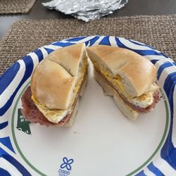 Dolce Bagel & Deli Café - Breakfast Bagel Sando.