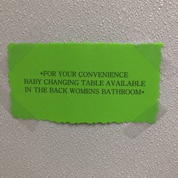 In the men's bathroom In the men's bathroom