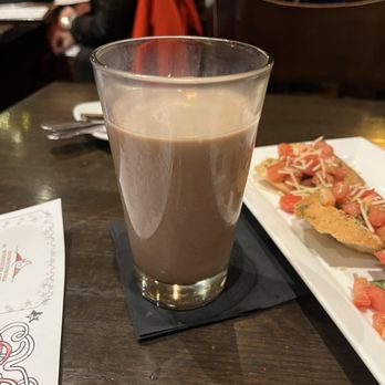 Downtowner Woodfire Grill - Kids chocolate milk - my kiddo liked it! - Pizza Near Me - Saint Paul, Minnesota