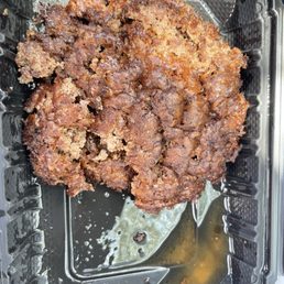 These are two puppy patties soaked in grease. Terrible. Never again. In n out puppy patties are way better. These are two puppy patties soaked in grease. Terrible. Never again. In n out puppy patties are way better.