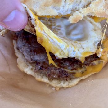 The Root Cafe - Sausage, egg, and cheese sandwich. The sausage was so tasty and great quality. - Cafes Near Me - Little Rock, Arkansas The Root Cafe - Sausage, egg, and cheese sandwich. The sausage was so tasty and great quality. - Cafes Near Me - Little Rock, Arkansas