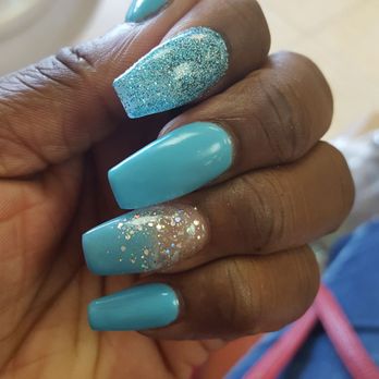 Bright Star Nails - Something fun, but simple.  Thanks Tracy - Nail Salons Near Me - Long Beach, California