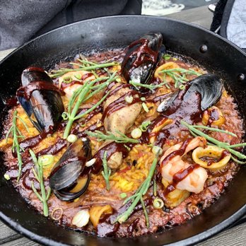 A'Town Bistro - Paella - New American Near Me - Anacortes, Washington A'Town Bistro - Paella - New American Near Me - Anacortes, Washington