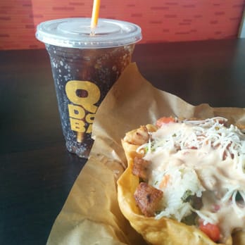 QDOBA Mexican Eats - Yay taco salad! - Mexican Near Me - Greenfield, Indiana