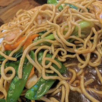 Fat Dragon - Pan fried noodles with shrimp - Chinese Near Me - Los Angeles, California Fat Dragon - Pan fried noodles with shrimp - Chinese Near Me - Los Angeles, California