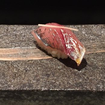 Sushi Tanaka - Seared Aji (mackerel) sushi - Japanese Near Me - Simi Valley, California Sushi Tanaka - Seared Aji (mackerel) sushi - Japanese Near Me - Simi Valley, California