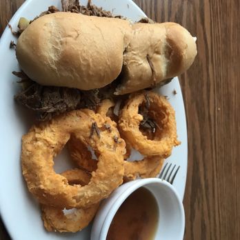 Thee Abbey Kitchen - Philly cheesesteak onion rings - American Near Me - Arcadia, Missouri