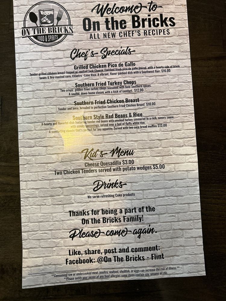 Food from On The Bricks